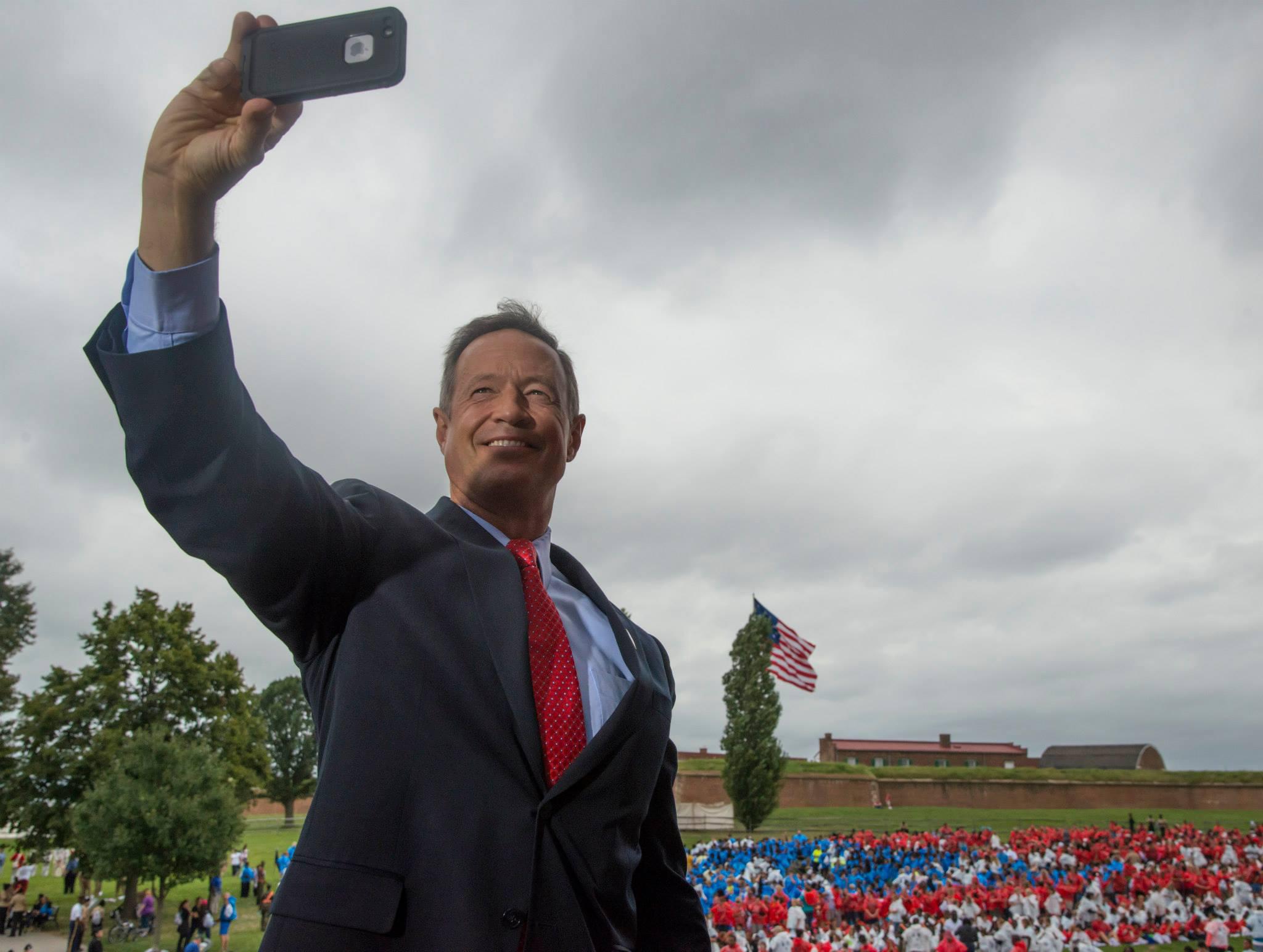Can Martin O Malley Selfie His Way To The White House