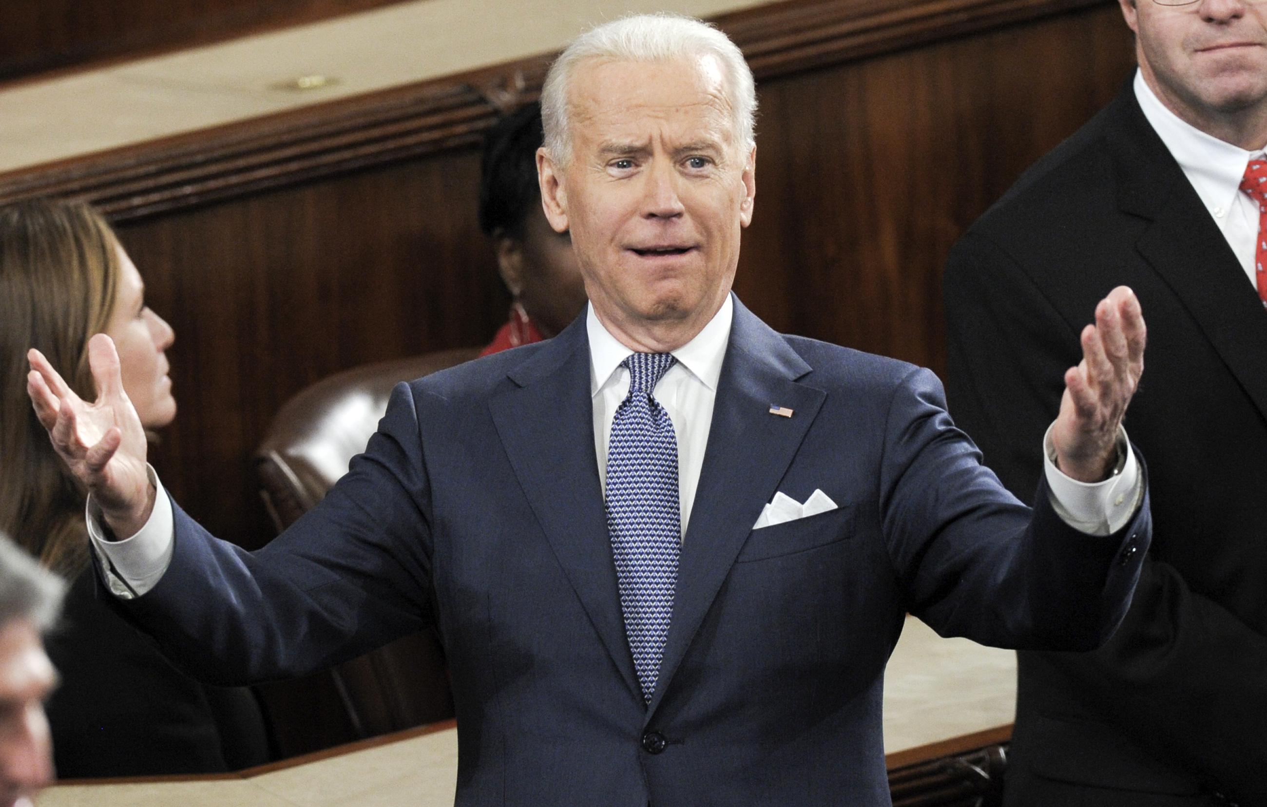 the most joe biden faces at the state of the union through the years