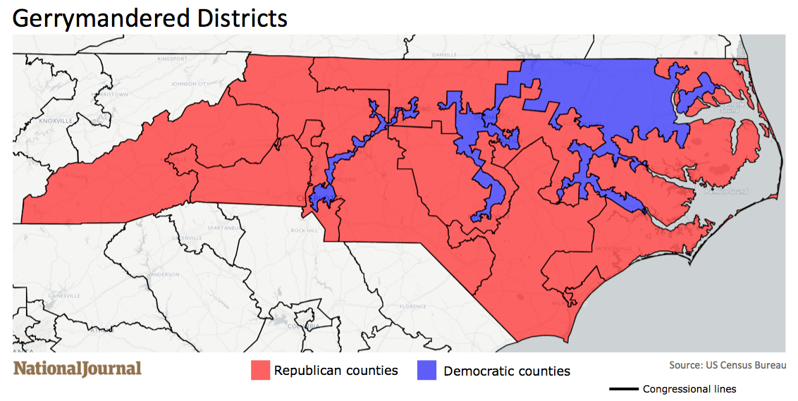 Gerrymandered Districts