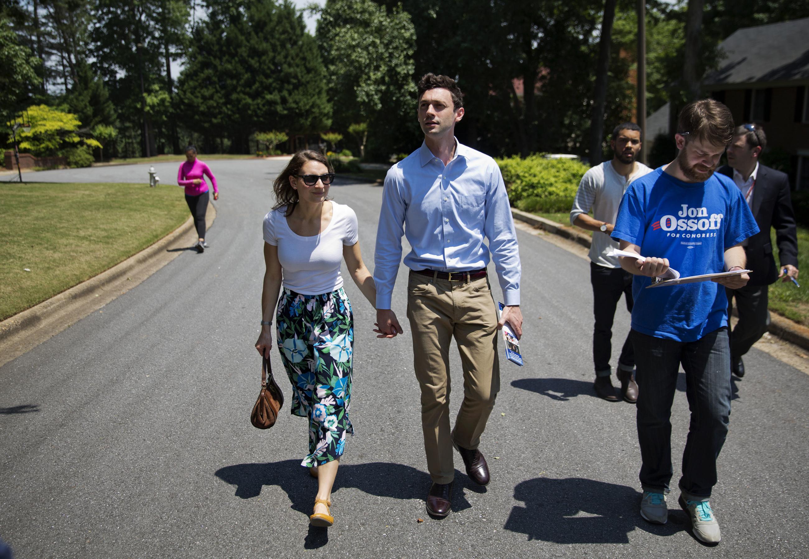 Jon Ossoff Aims for the Middle in Georgia Ossoff's campaign manager, ellen foster, issued a statement early wednesday morning expressing if ossoff wins, he would be the youngest person elected to the senate since joe biden in 1972.