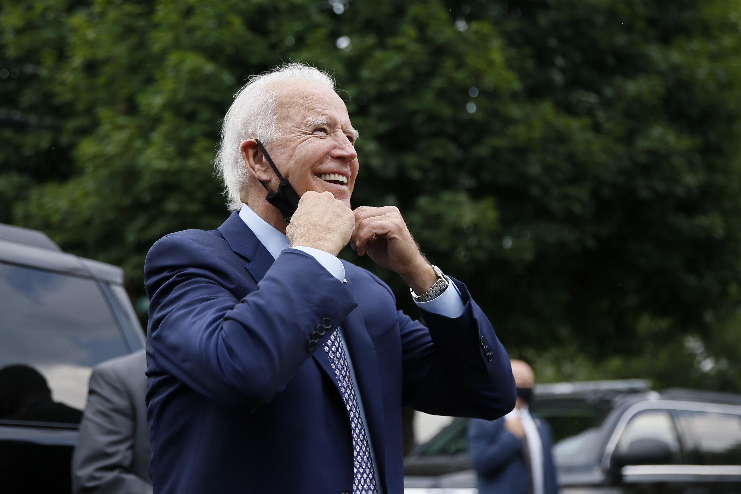 A 30-year-old Joe Biden saw himself right here