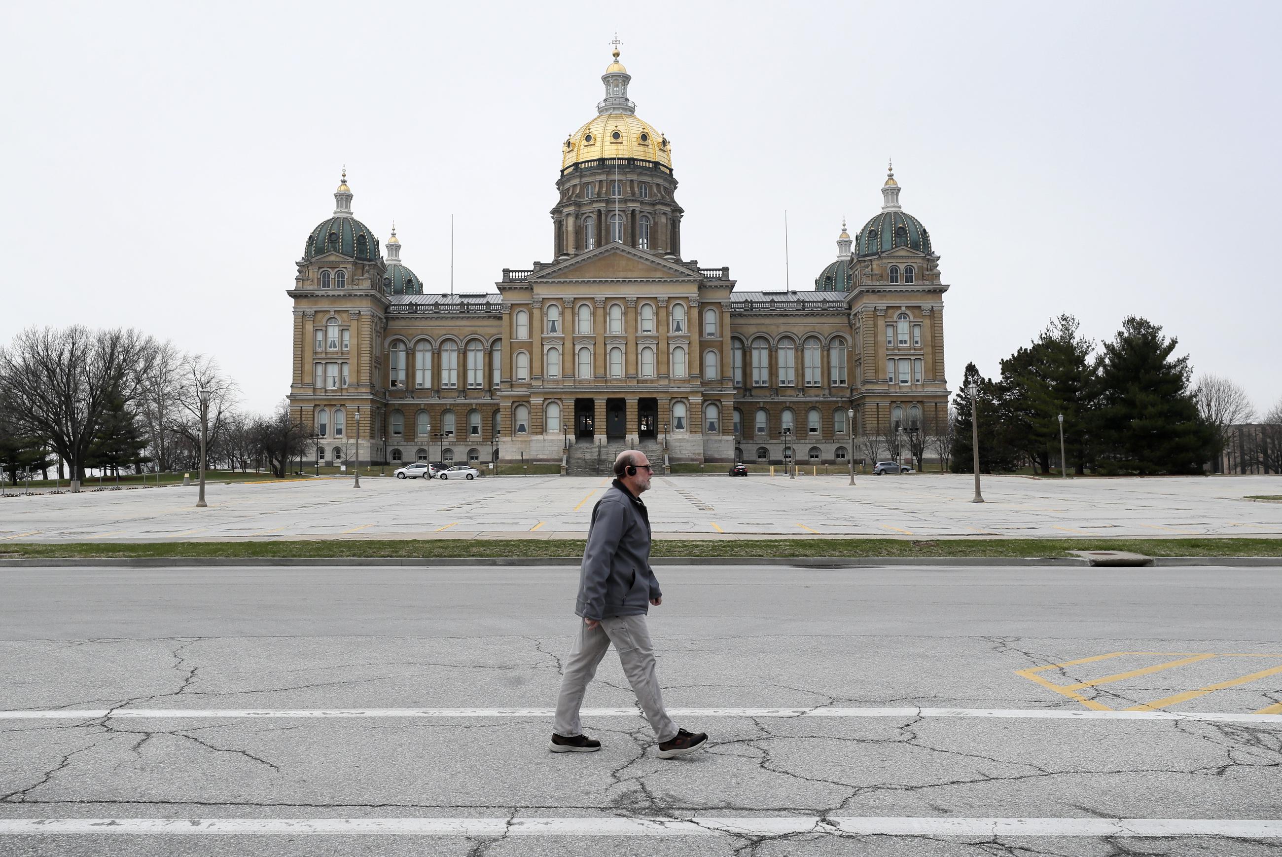 The Iowa State Capitol building
