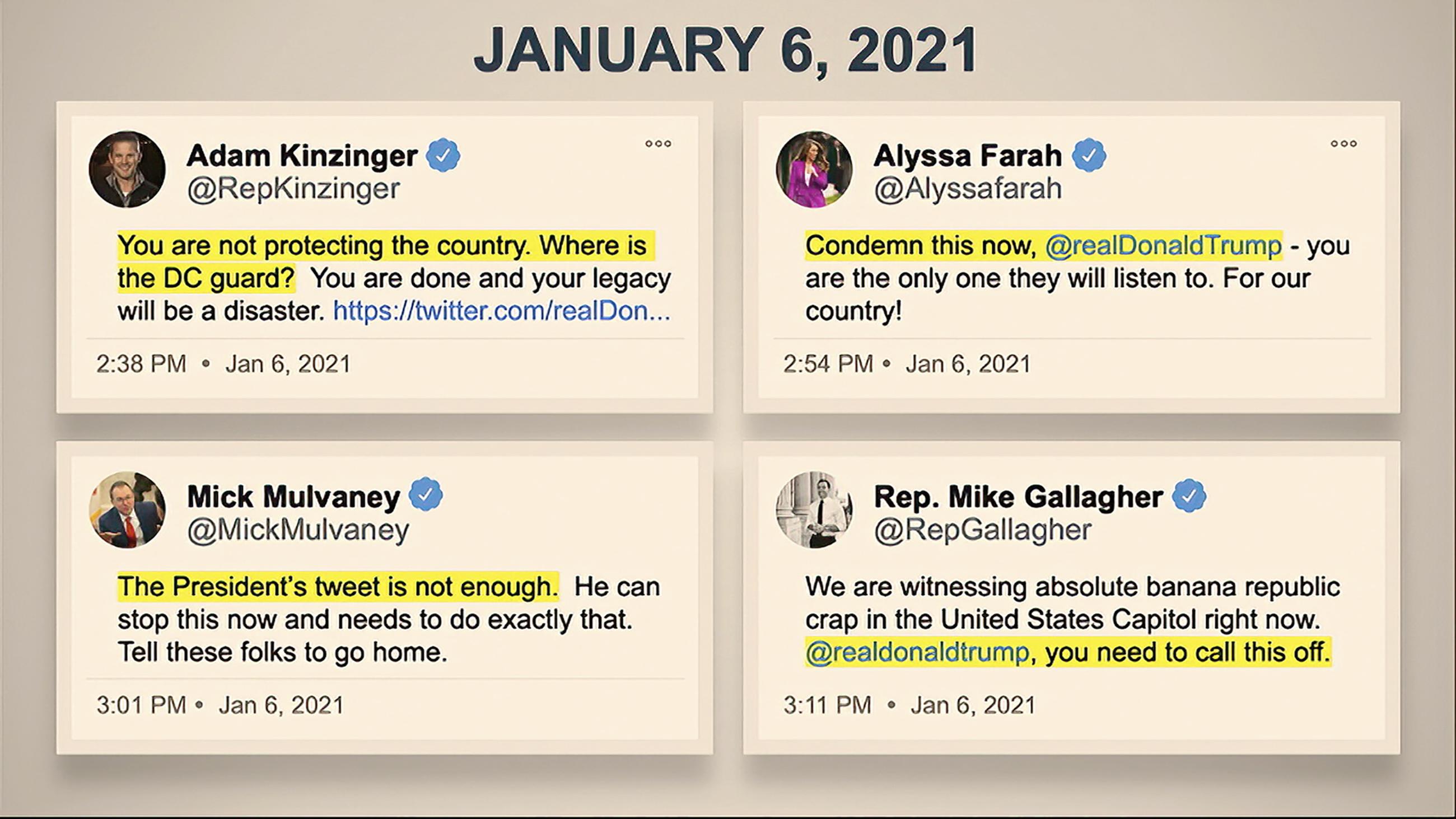 Social-media evidence permeates Trump impeachment case