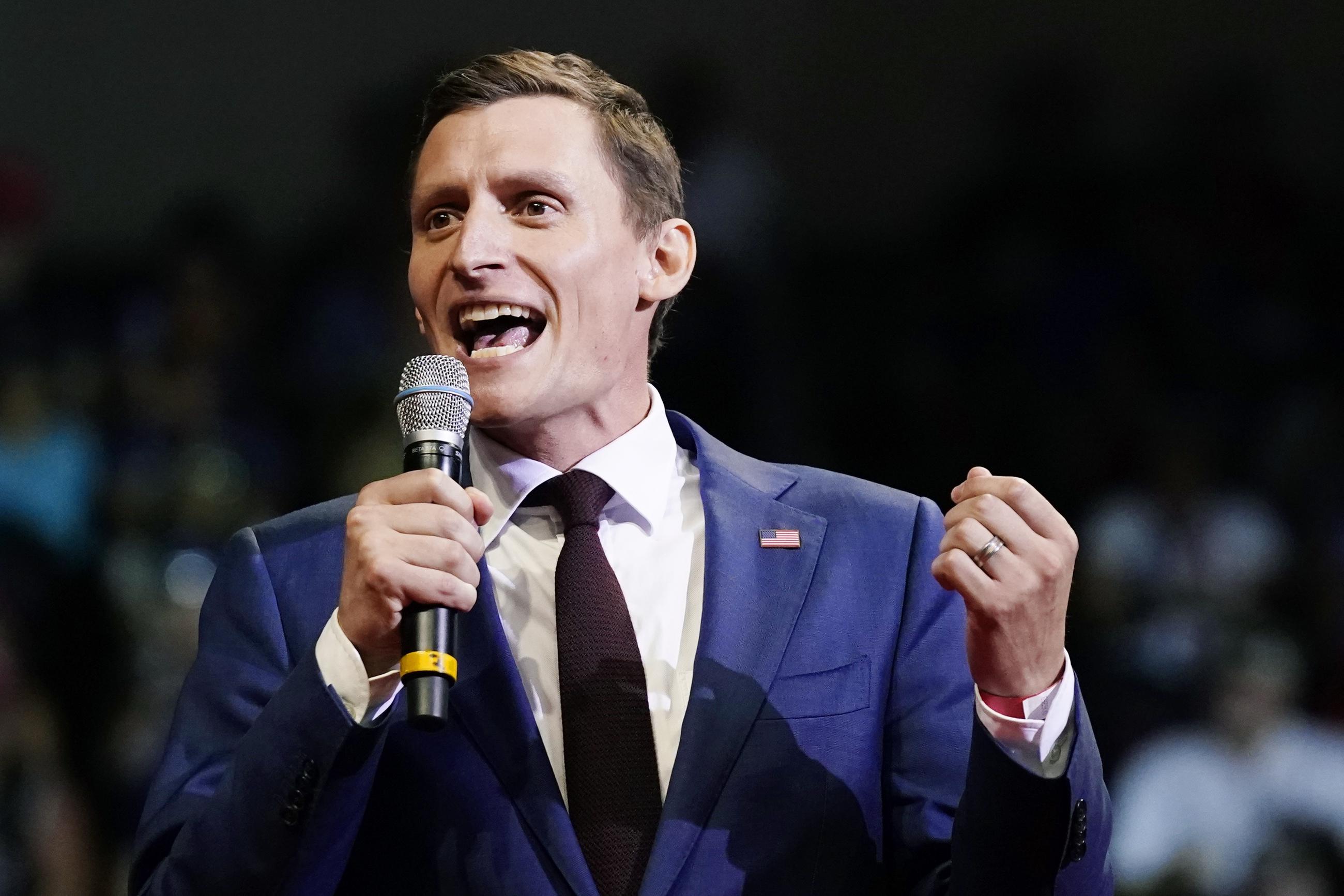 Blake Masters, an Arizona Republican who ran for Senate in 2022 (AP Photo/Ross D. Franklin)
