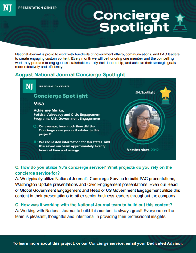 Concierge Member Spotlight: Visa 2022 Get Out the Vote