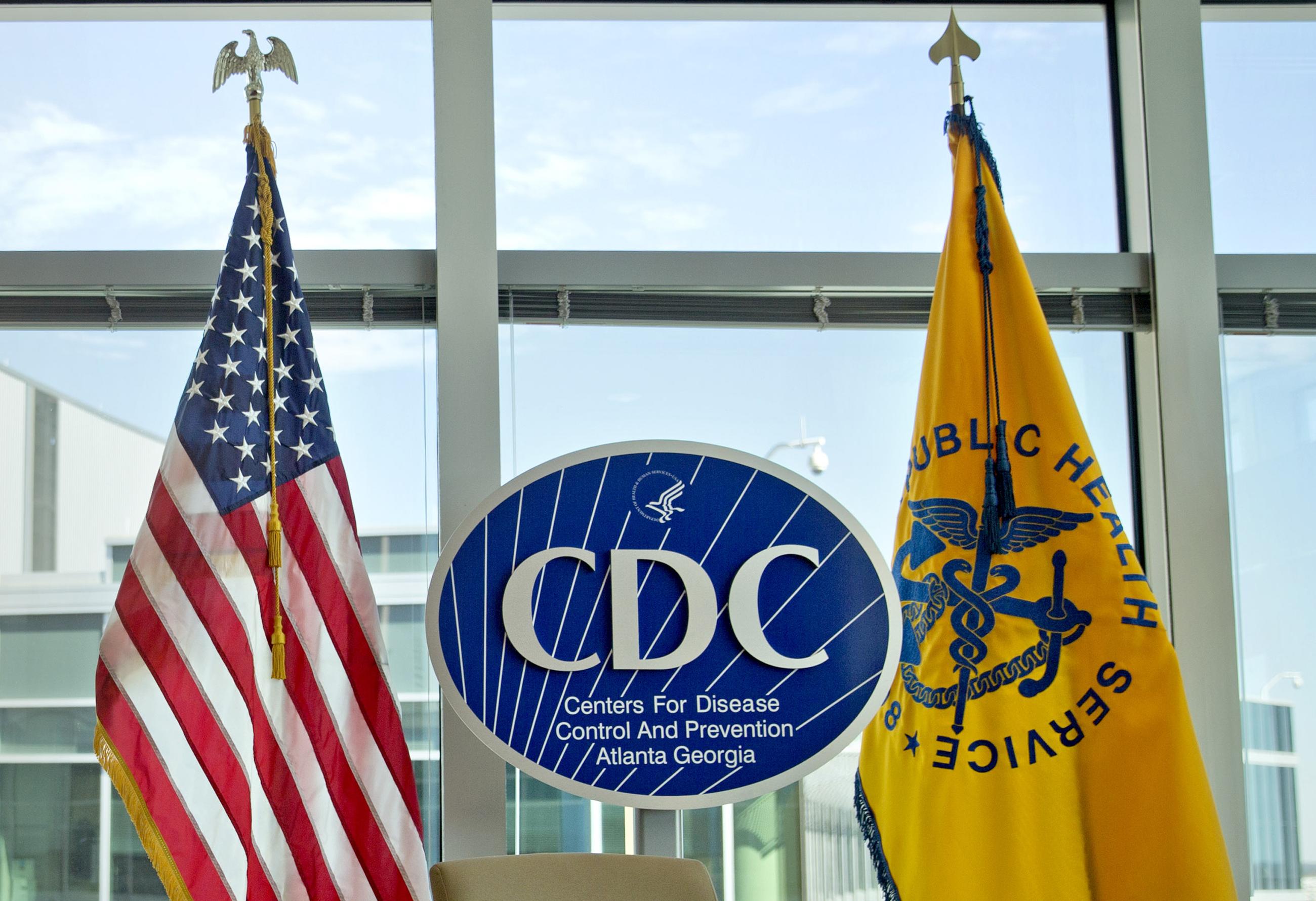 The Centers for Disease Control and Prevention logo at the agency's federal headquarters in Atlanta (AP Photo/David Goldman, File)