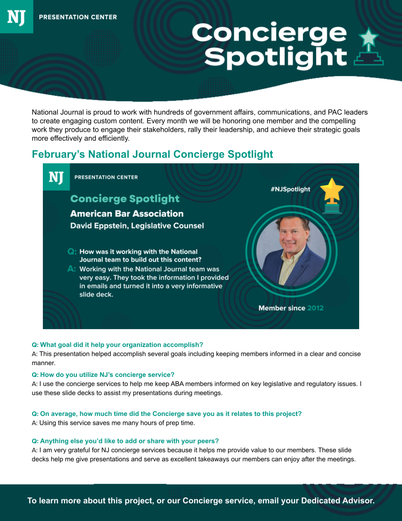 Concierge Member Spotlight - American Bar Association