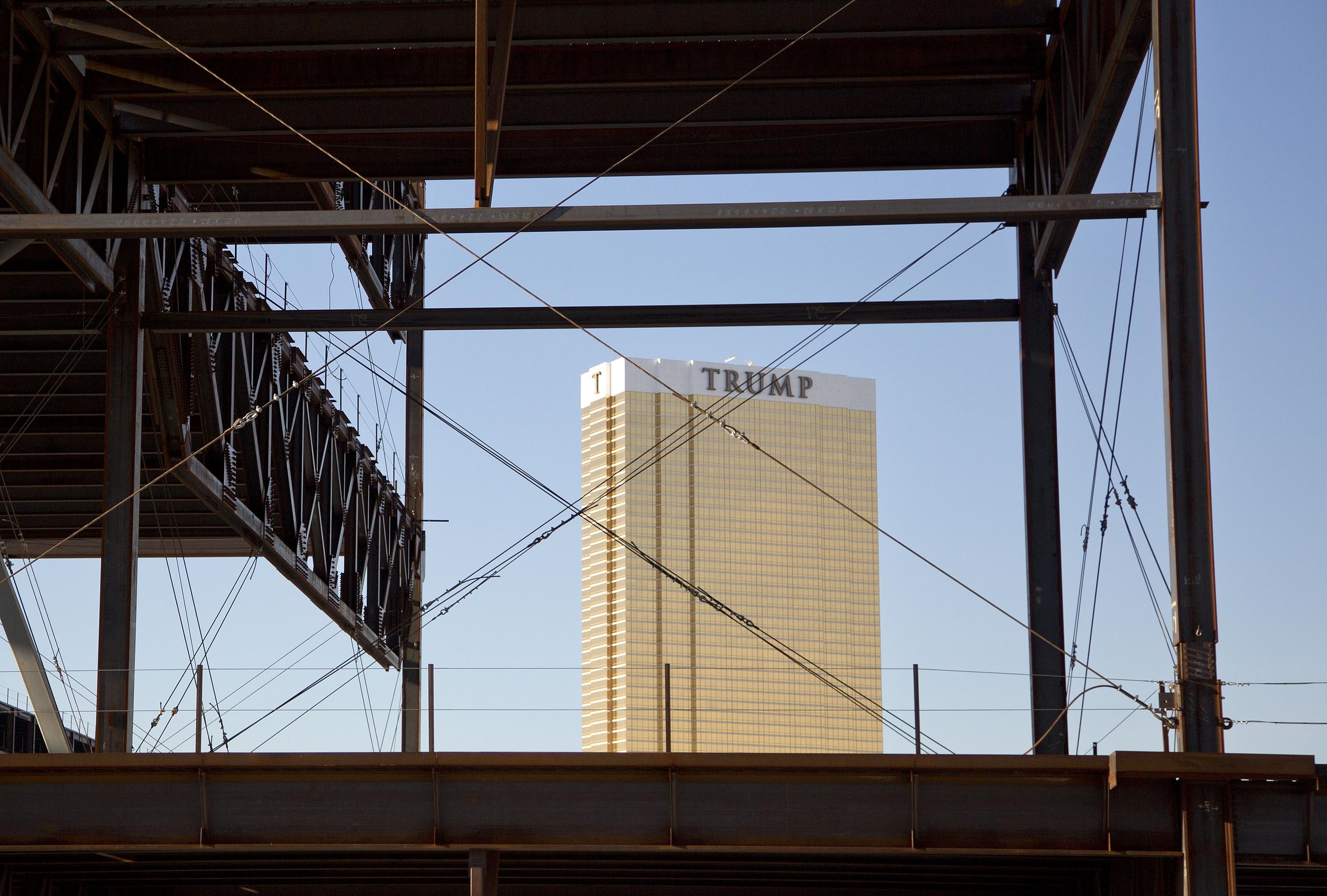 The Trump Tower in Las Vegas (AP Photo/Julie Jacobson)