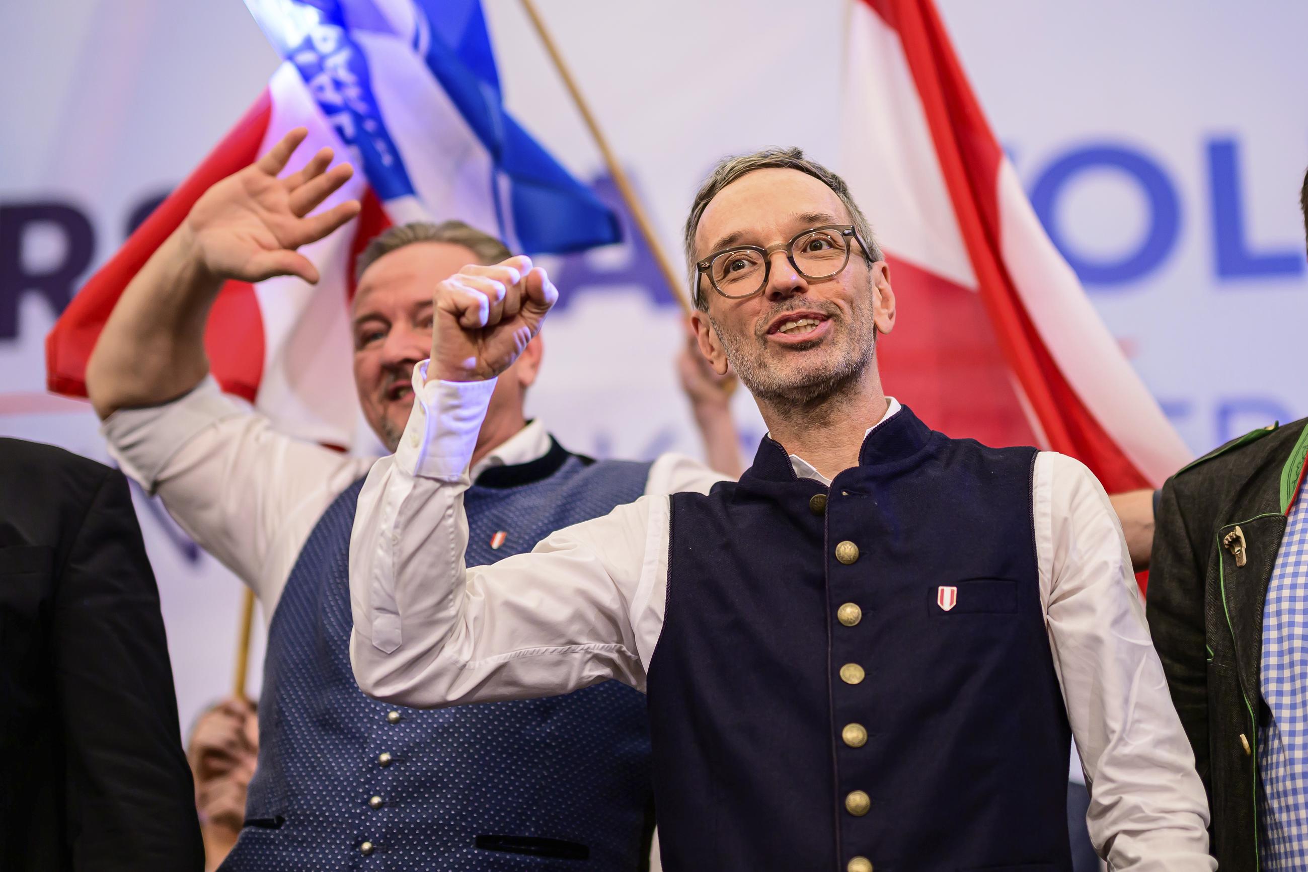 Herbert Kickl, leader of Austrian Freedom Party (AP Photo/Christian Bruna)