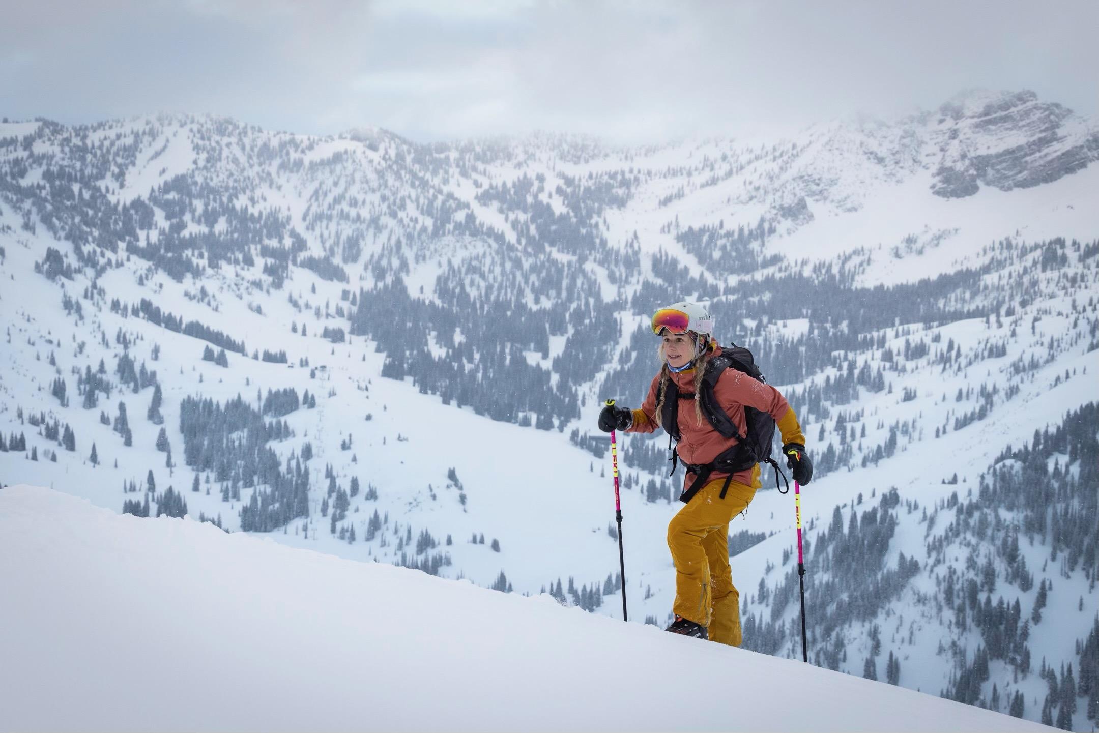 Caroline Gleich skiing in Utah (Courtesy Caroline Gleich)