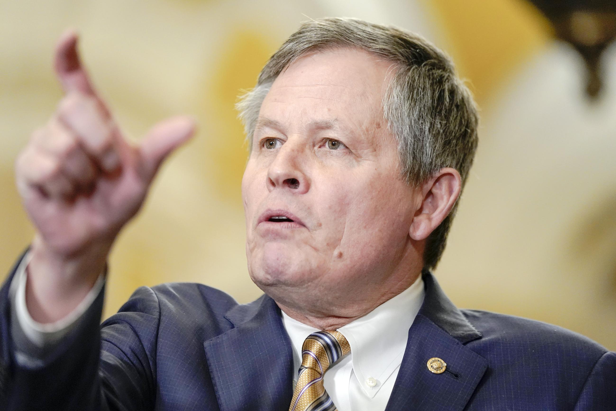 Sen. Steve Daines (AP Photo/Mariam Zuhaib)