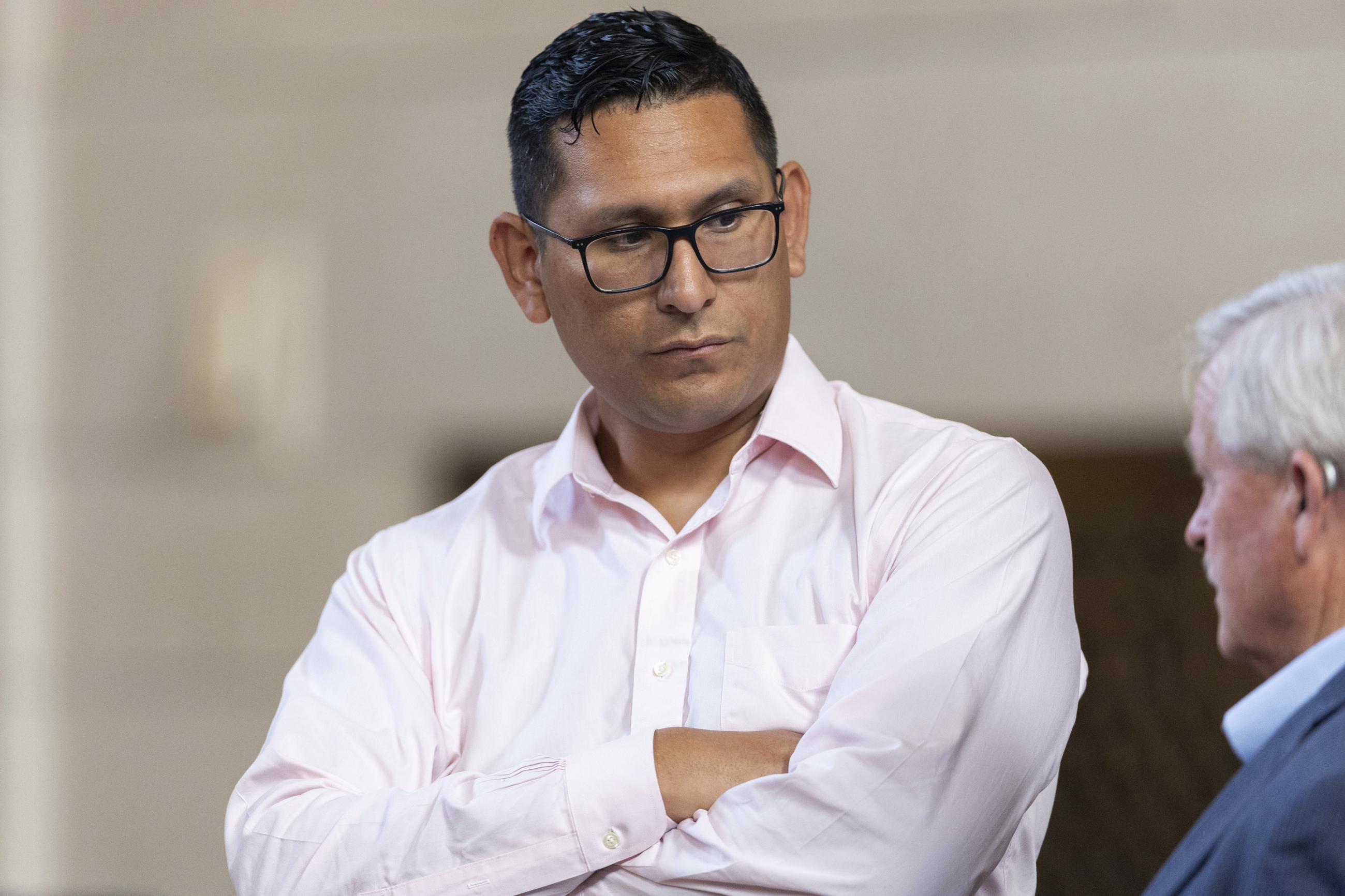 Nebraska state Sen. Tony Vargas lost his race against Rep. Don Bacon this year, after another failed challenge in 2022. (AP Photo/Rebecca S. Gratz)