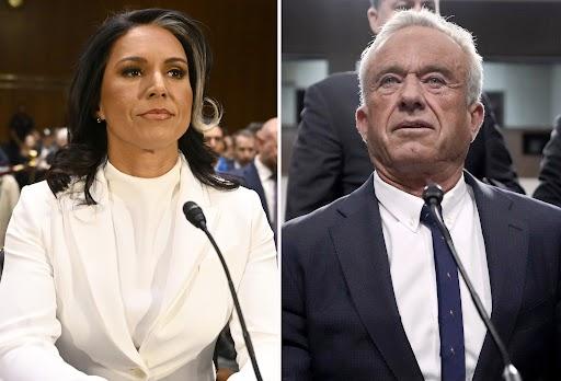 Tulsi Gabbard and Robert F. Kennedy Jr. (AP Photo)