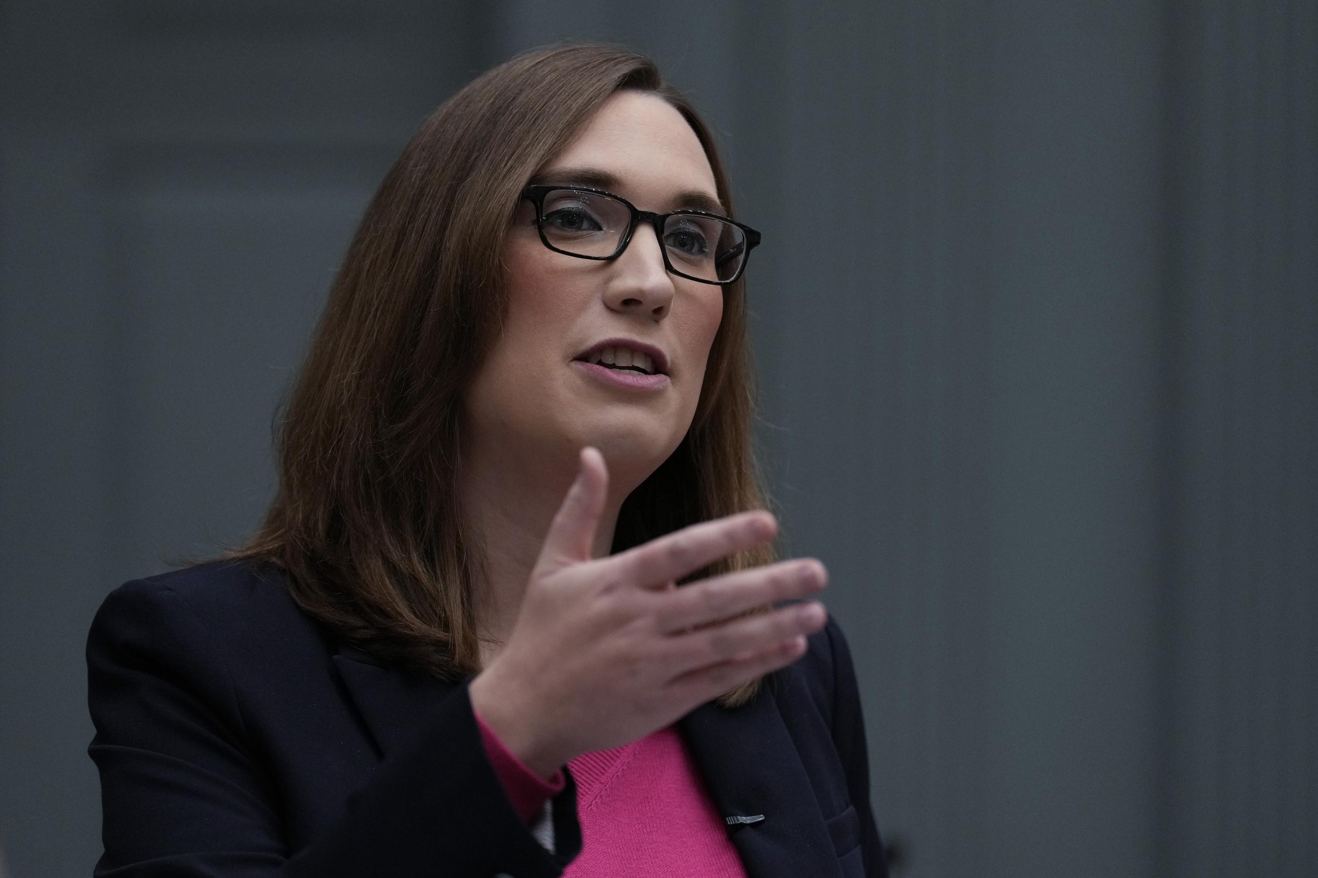 Rep. Sarah McBride (AP Photo/Carolyn Kaster)