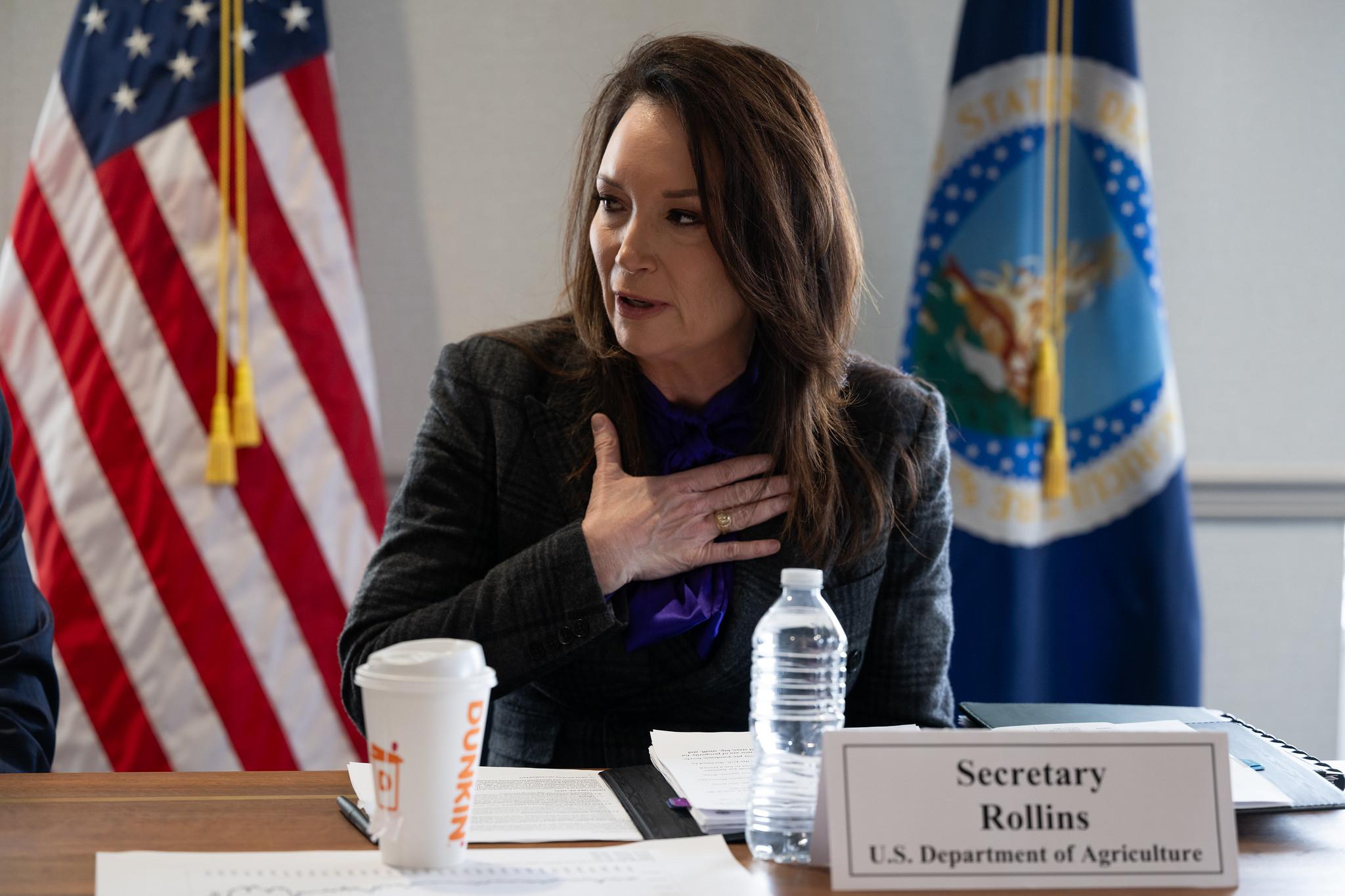 Agriculture Secretary Brooke Rollins met with farmers from around the U.S. at the USDA Headquarters last week. (USDA Photo by Christophe Paul)