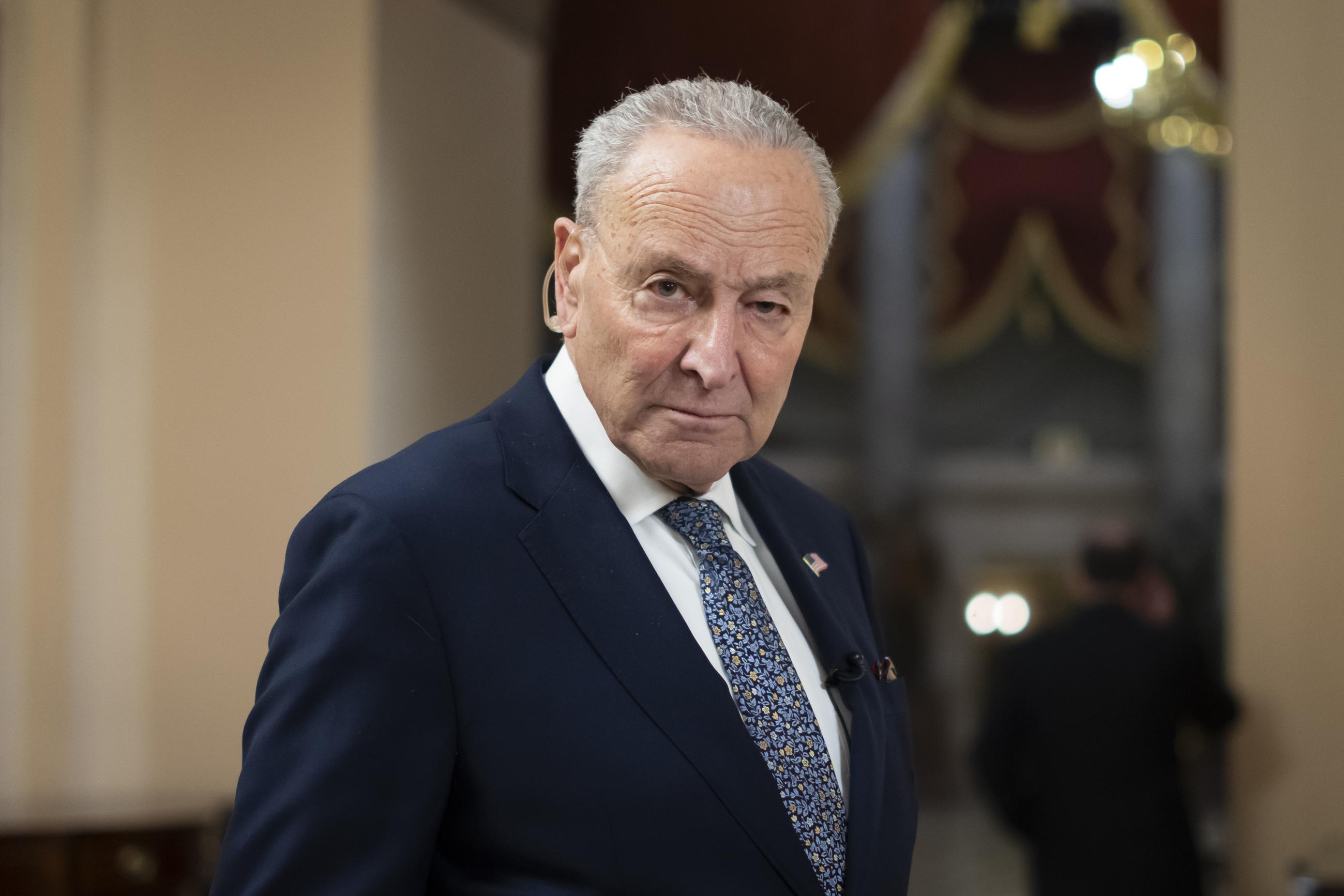 Senate Minority Leader Chuck Schumer (AP Photo/Ben Curtis)