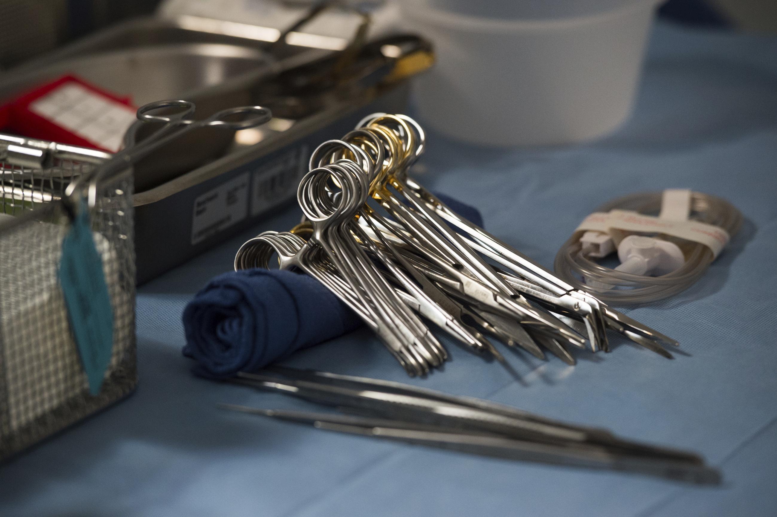 Surgical instruments and supplies (AP Photo/Molly Riley, File)