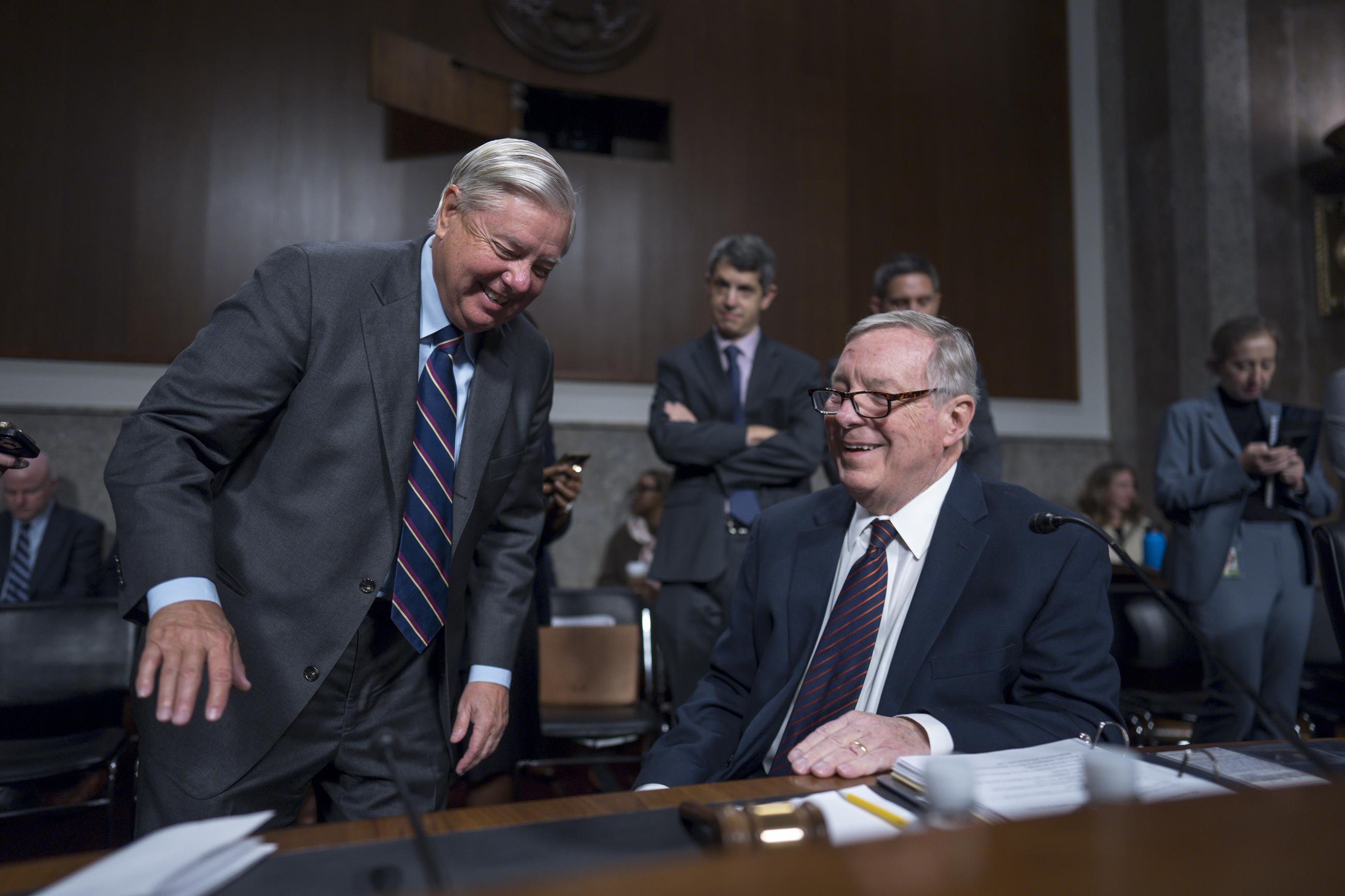 Sens. Lindsey Graham and Dick Durbin (AP Photo/J. Scott Applewhite)