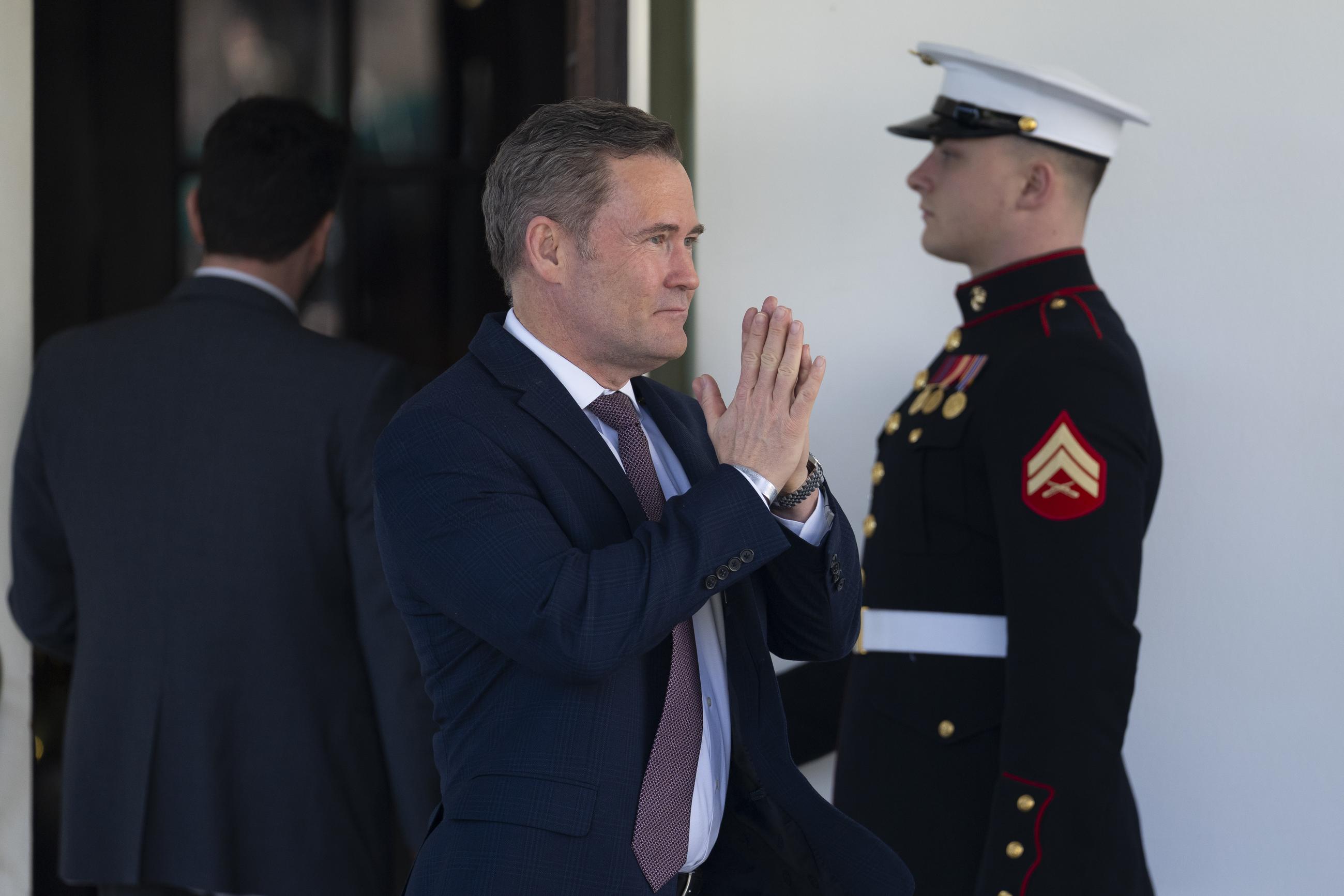 National Security Adviser Michael Waltz (AP Photo/Ben Curtis)