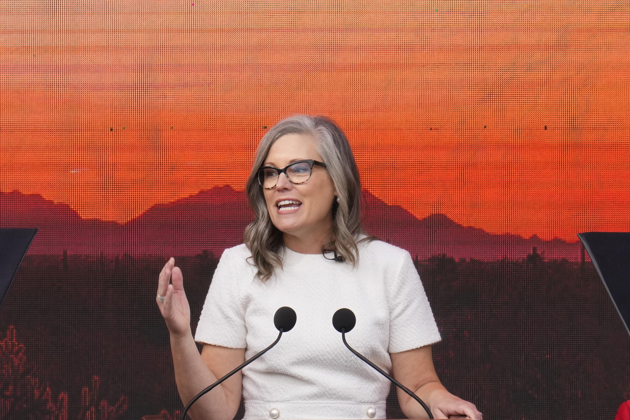 Arizona Gov. Katie Hobbs (AP Photo/Ross D. Franklin)