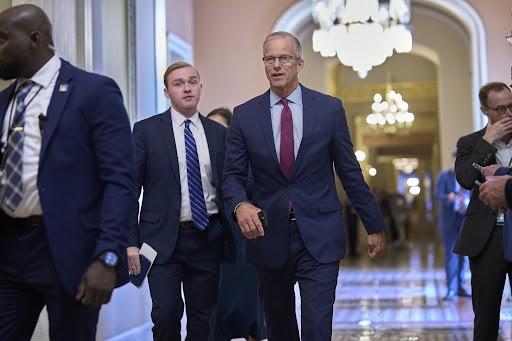 Senate Majority Leader John Thune (AP Photo/J. Scott Applewhite)