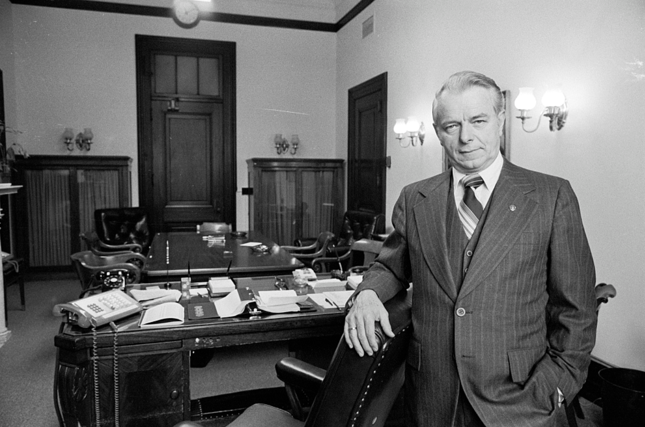 Sen. Robert Byrd in 1977