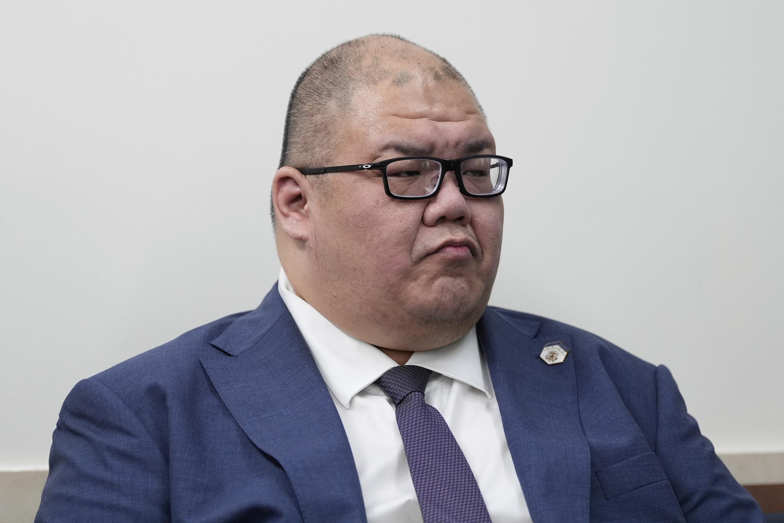 White House communications director Steven Cheung. (AP Photo/Alex Brandon)