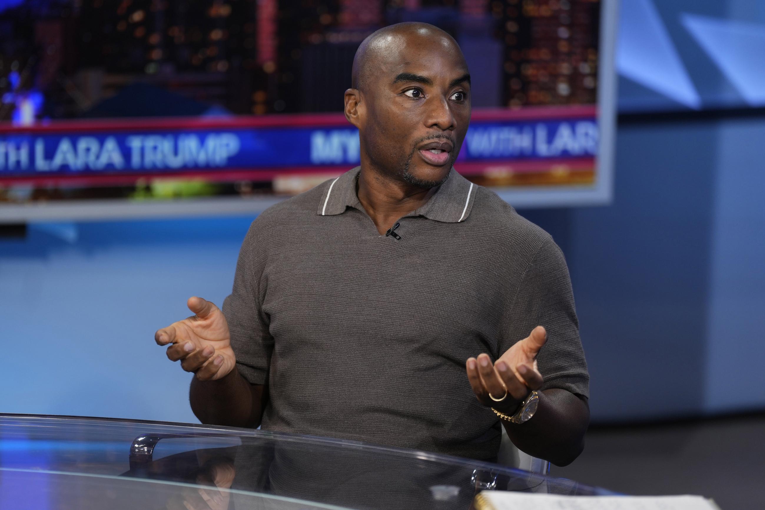 Charlamagne tha God appears during a taping of Fox News's "My View with Lara Trump" on July 31, 2025. (Photo by Charles Sykes/Invision/AP)