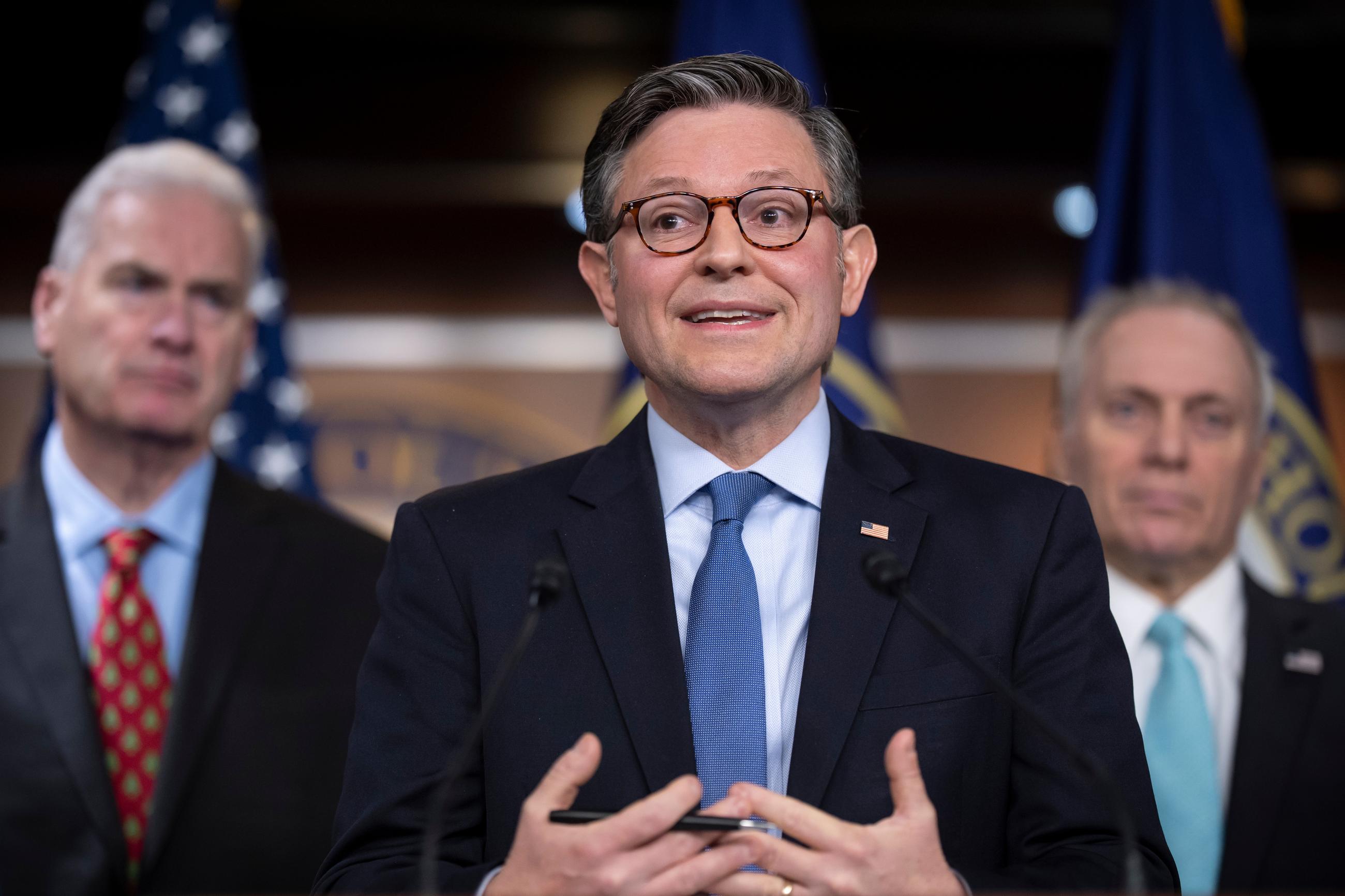 House Speaker Mike Johnson (AP Photo/J. Scott Applewhite)