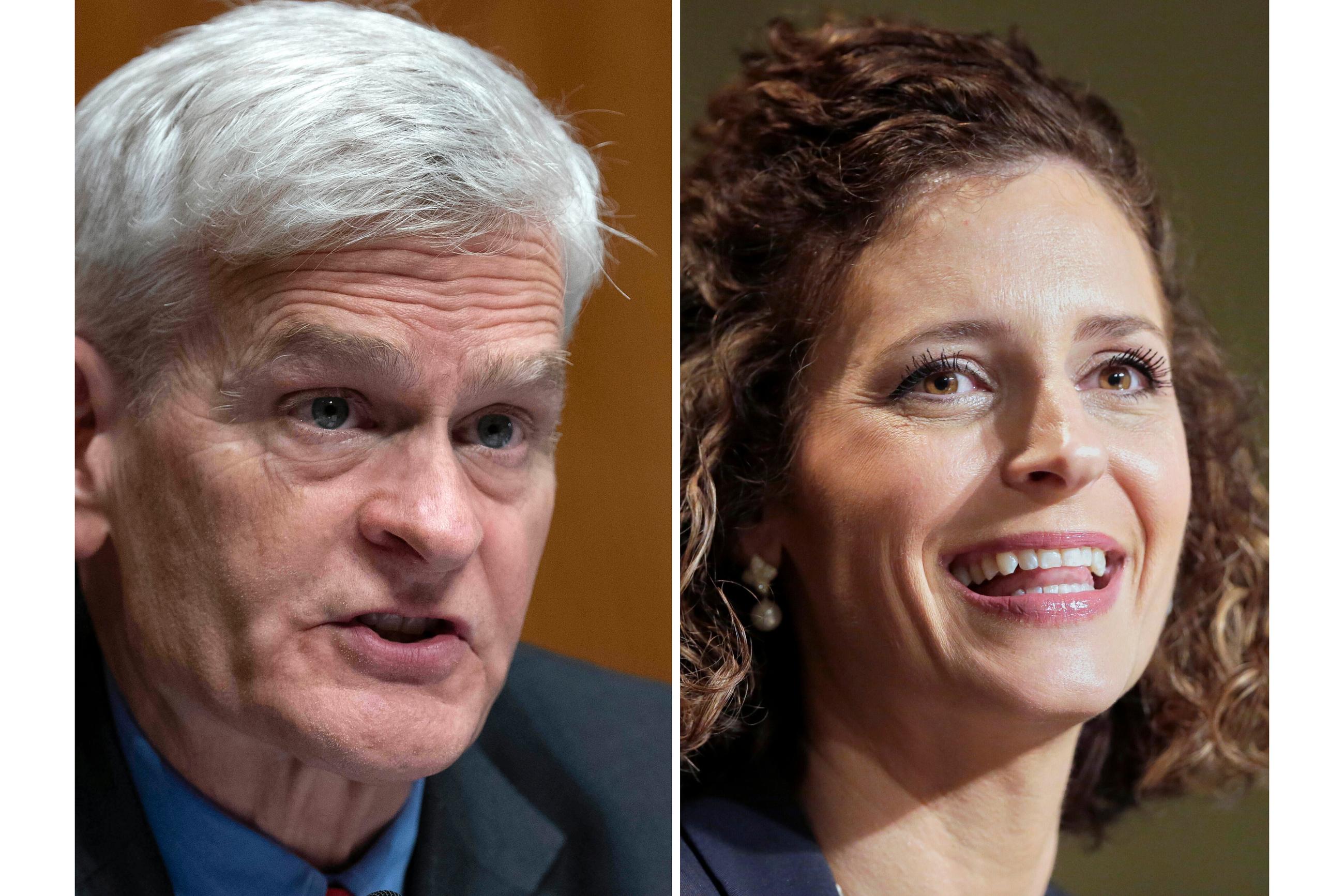 Sen. Bill Cassidy and Rep. Julia Letlow (AP Photo/Jose Luis Magana, Brett Duke, File)