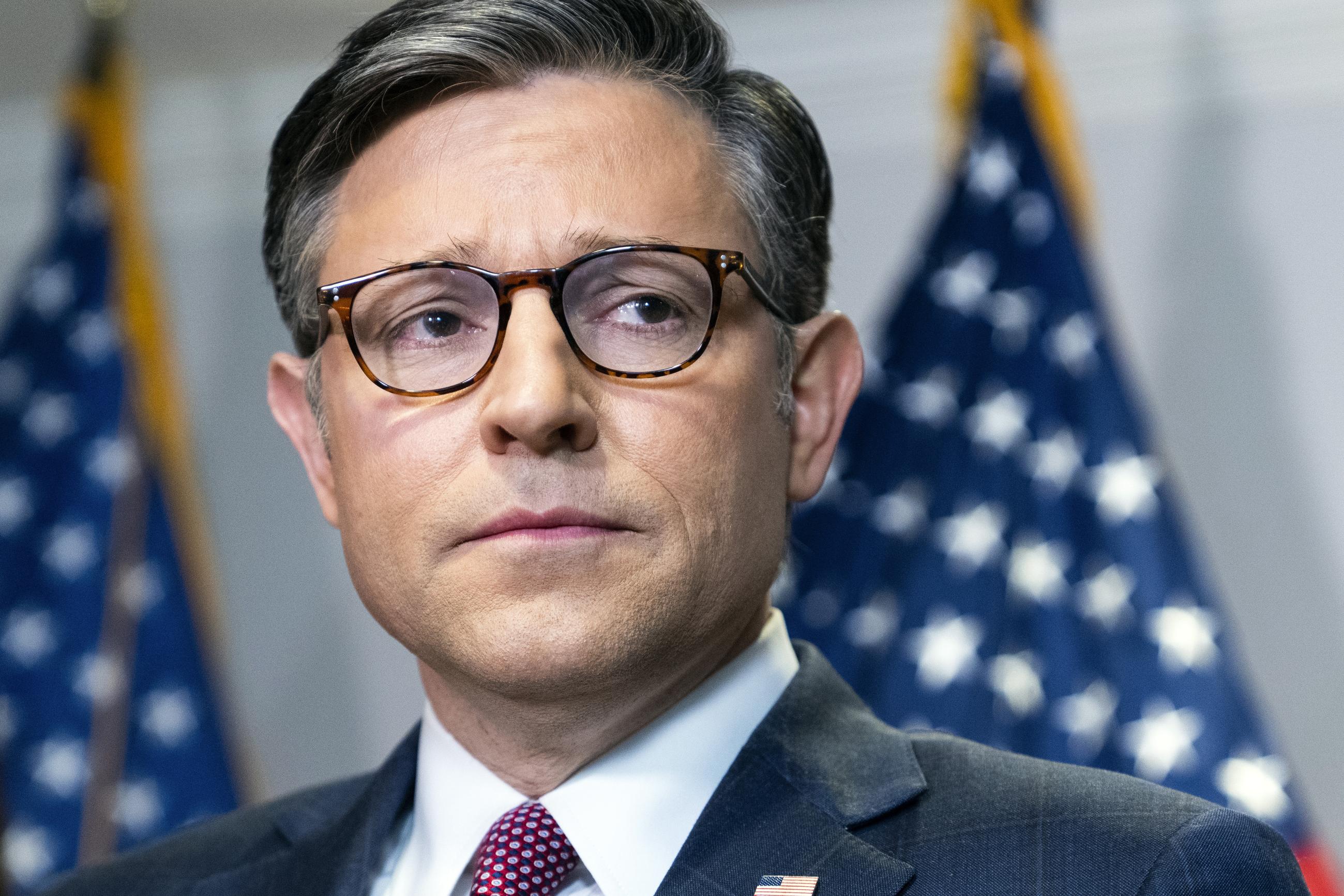 House Speaker Mike Johnson (Tom Williams/Pool via AP)