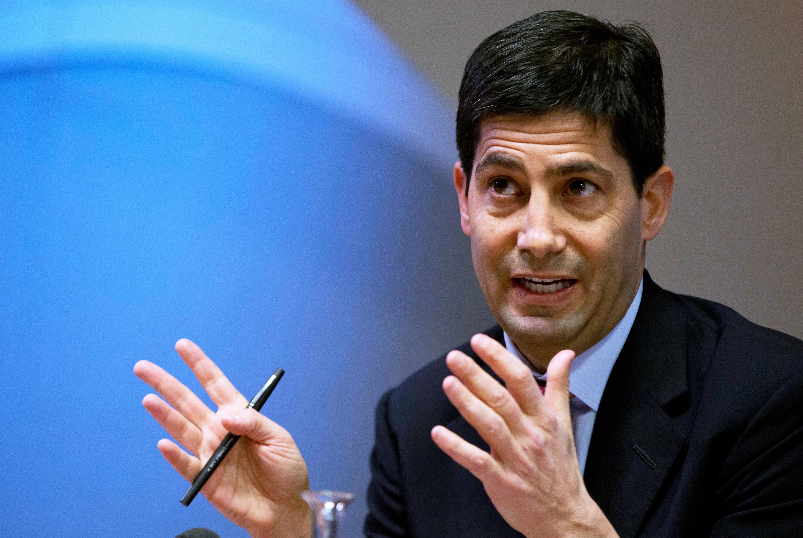 Kevin Warsh in 2014 (AP Photo/Alastair Grant, Pool, File)