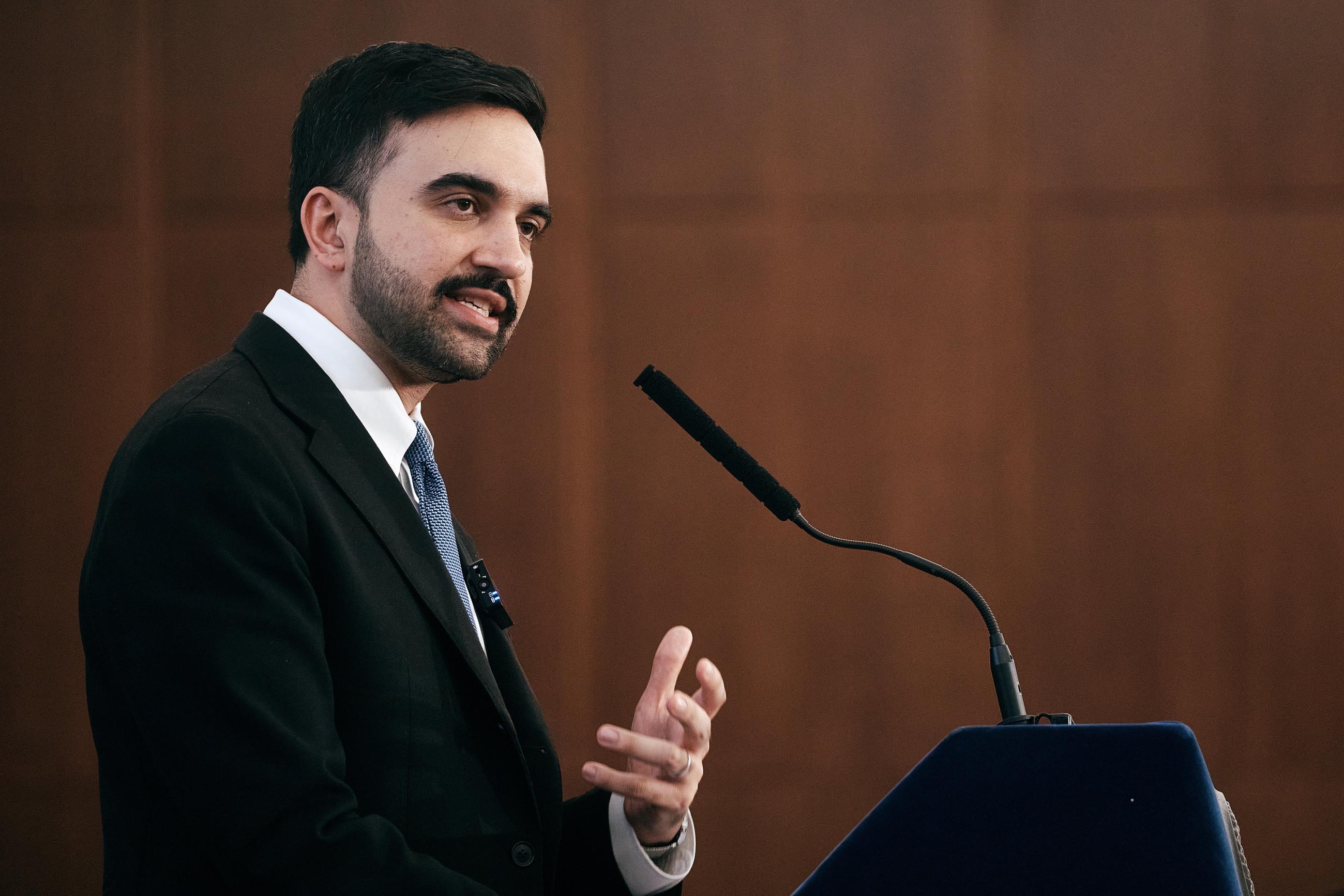 New York City Mayor Zohran Mamdani speaks during a Rental Ripoff Hearing at Fordham University on Wednesday, March 11, 2026, in New York. (AP Photo/Andres Kudacki)