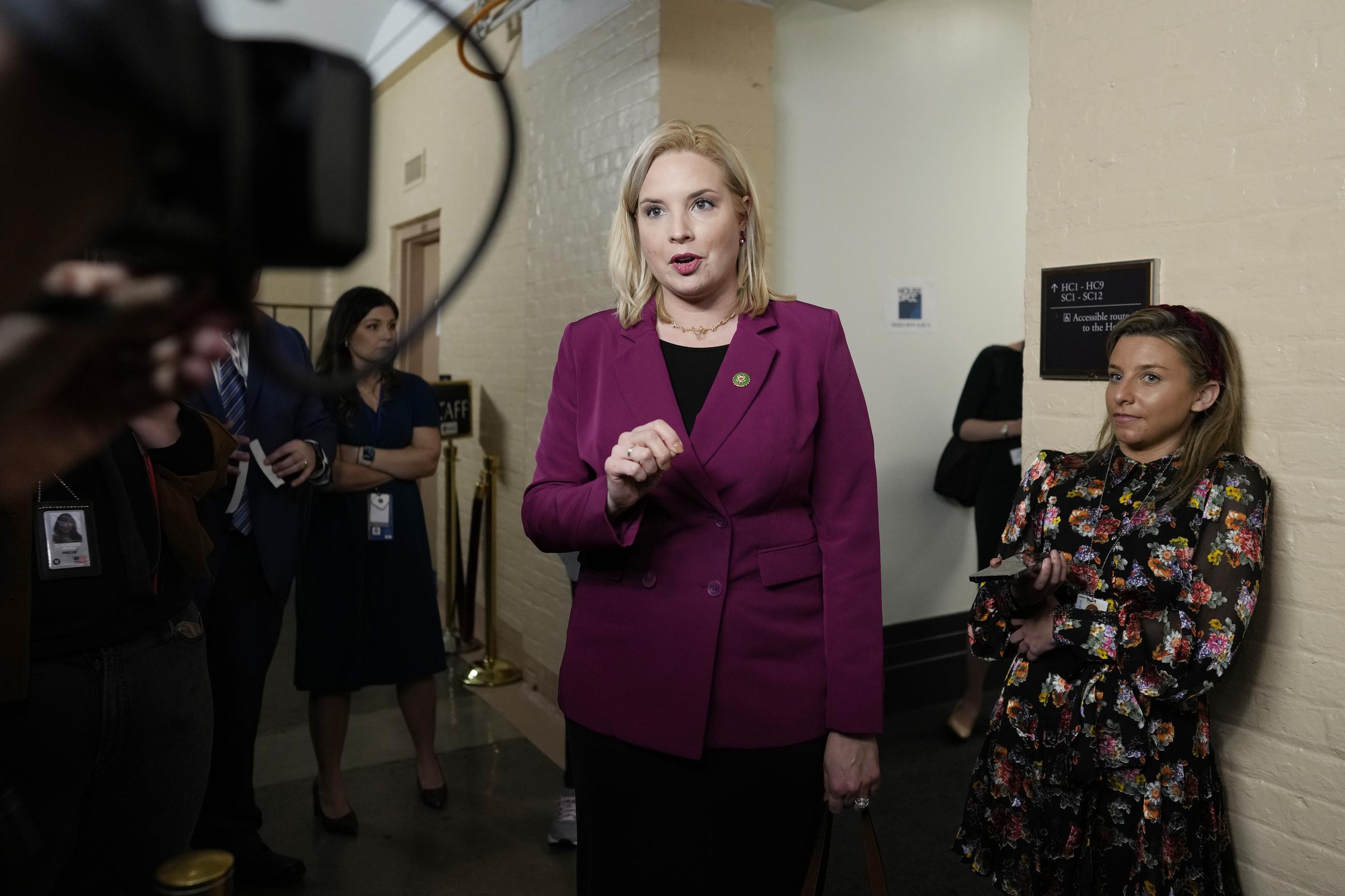 Rep. Ashley Hinson (AP Photo/Carolyn Kaster)