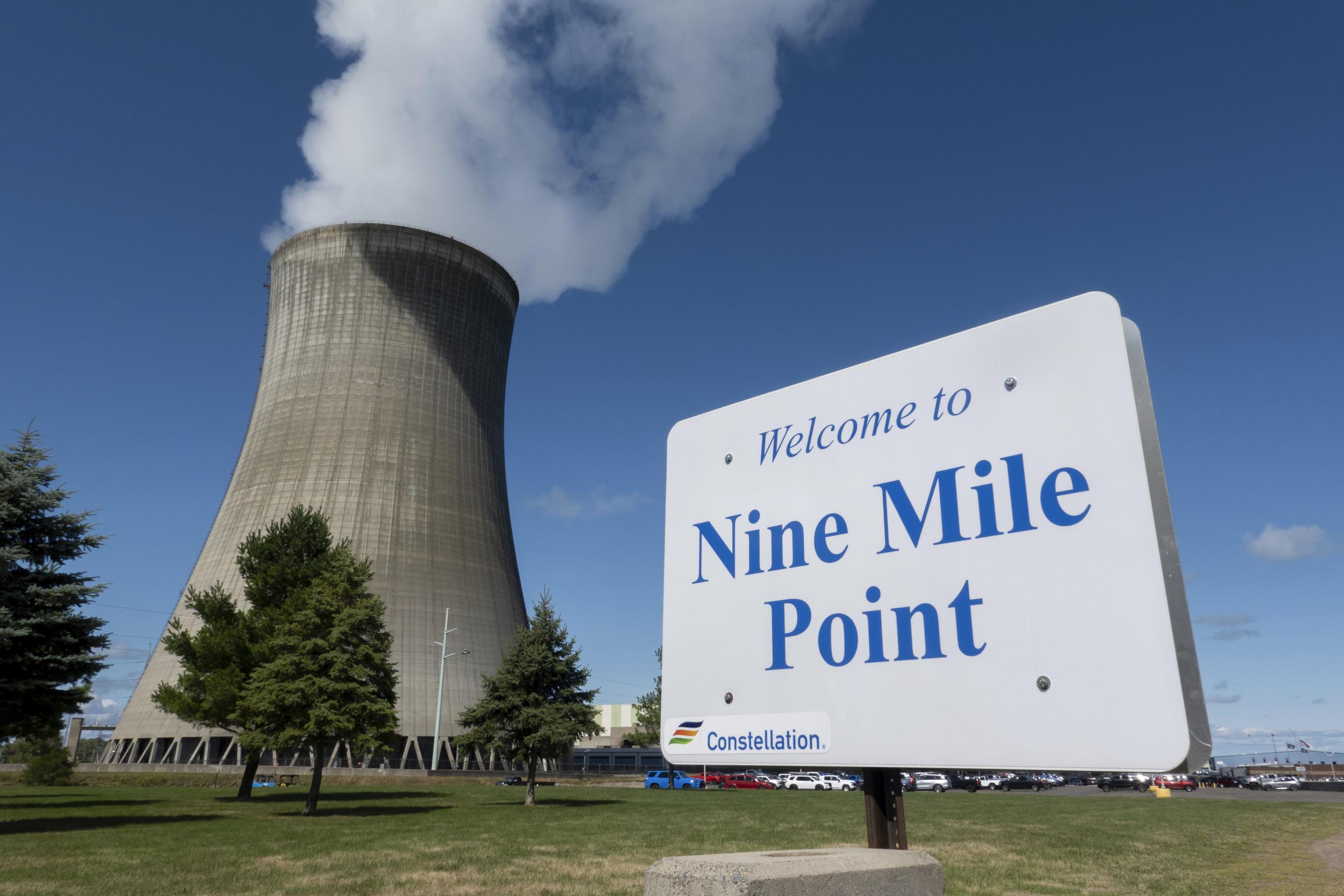 Nine Mile Point Clean Energy Center nuclear power plant in Scriba, N.Y. (AP Photo/Ted Shaffrey)