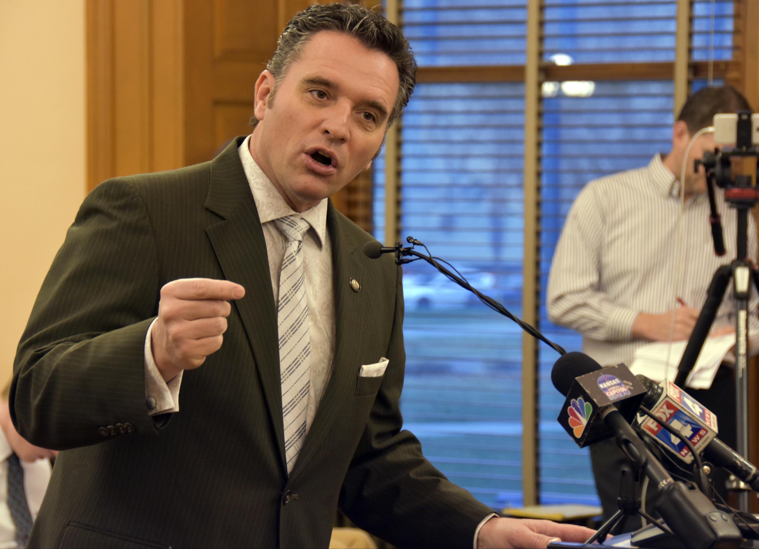 Kansas state Sen. Ty Masterson (AP Photo/Mitchell Willetts)