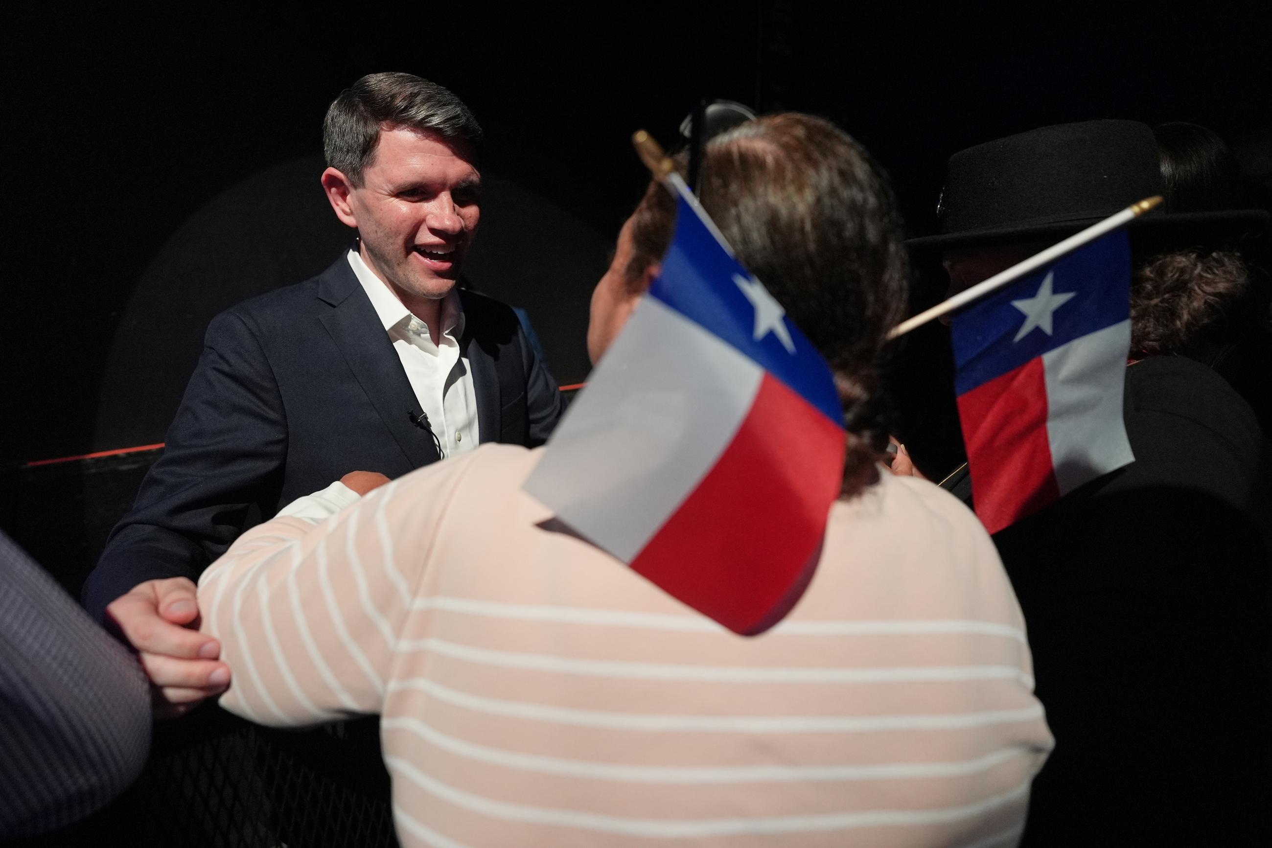Texas Democratic Senate candidate James Talarico (AP Photo/Eric Gay)