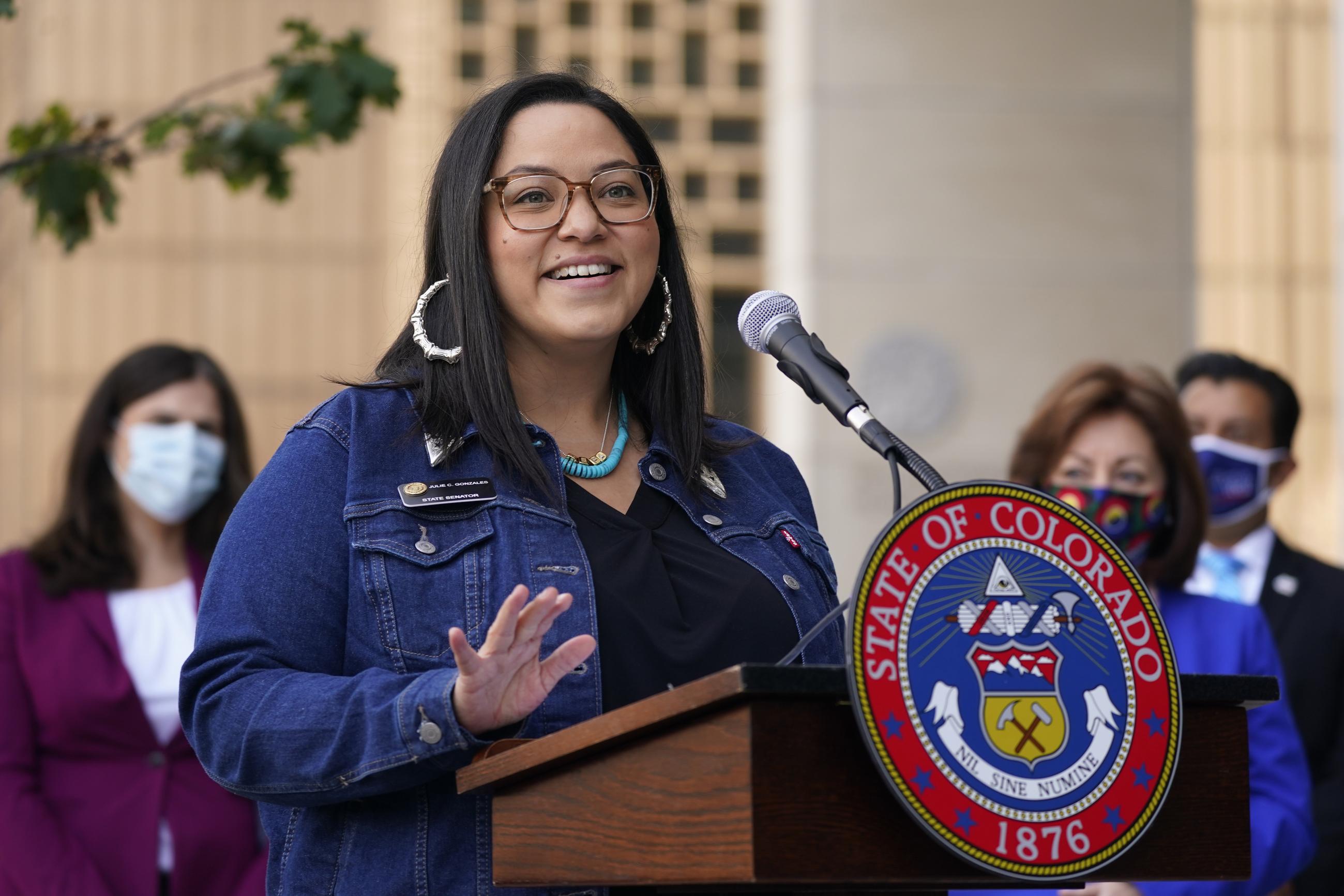 Colorado state Sen. Julie Gonzales (AP Photo/David Zalubowski, File)