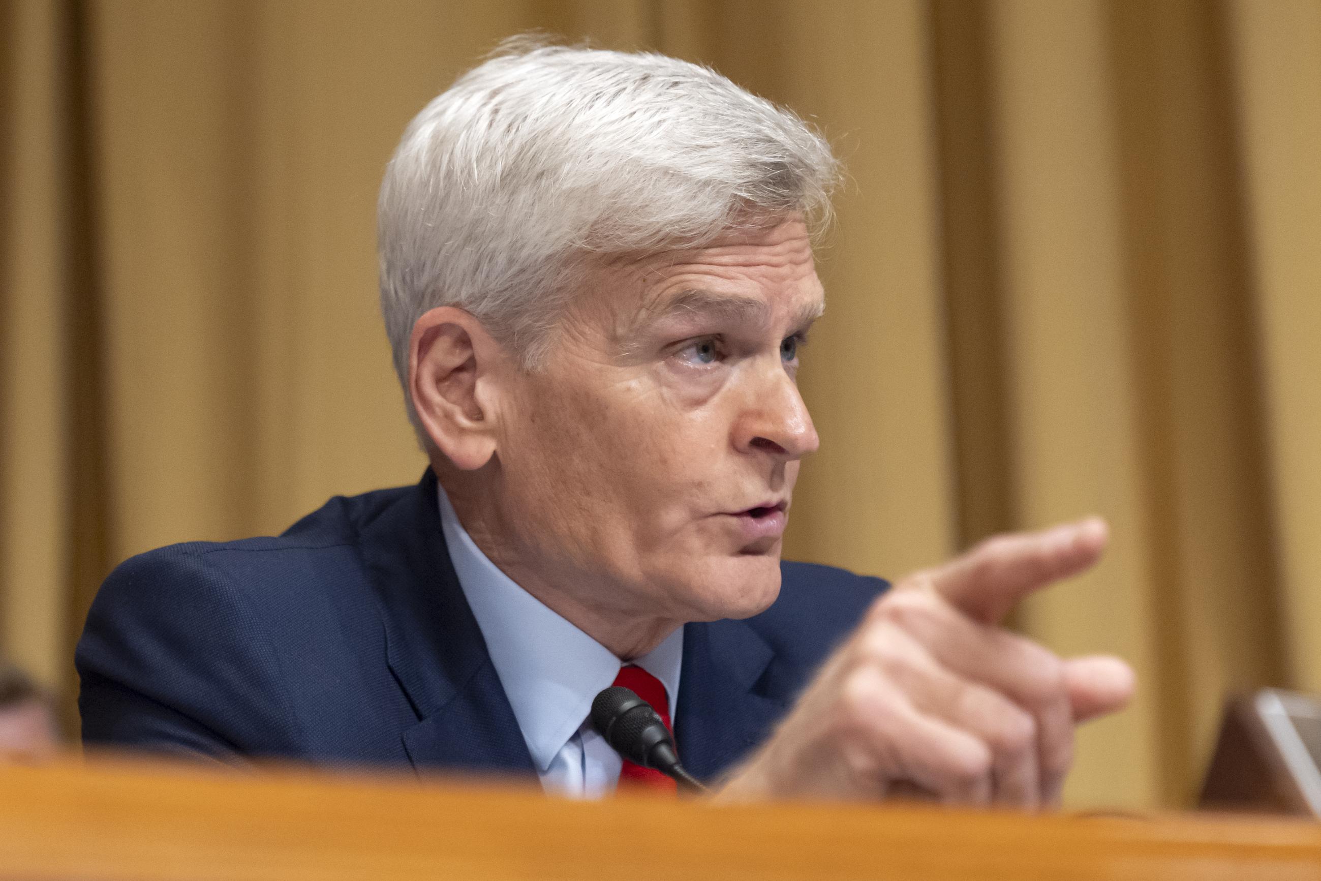 Cassidy speaks as Secretary Kennedy appears before a Senate Finance Committee hearing in September 2025. (AP Photo/Mark Schiefelbein)