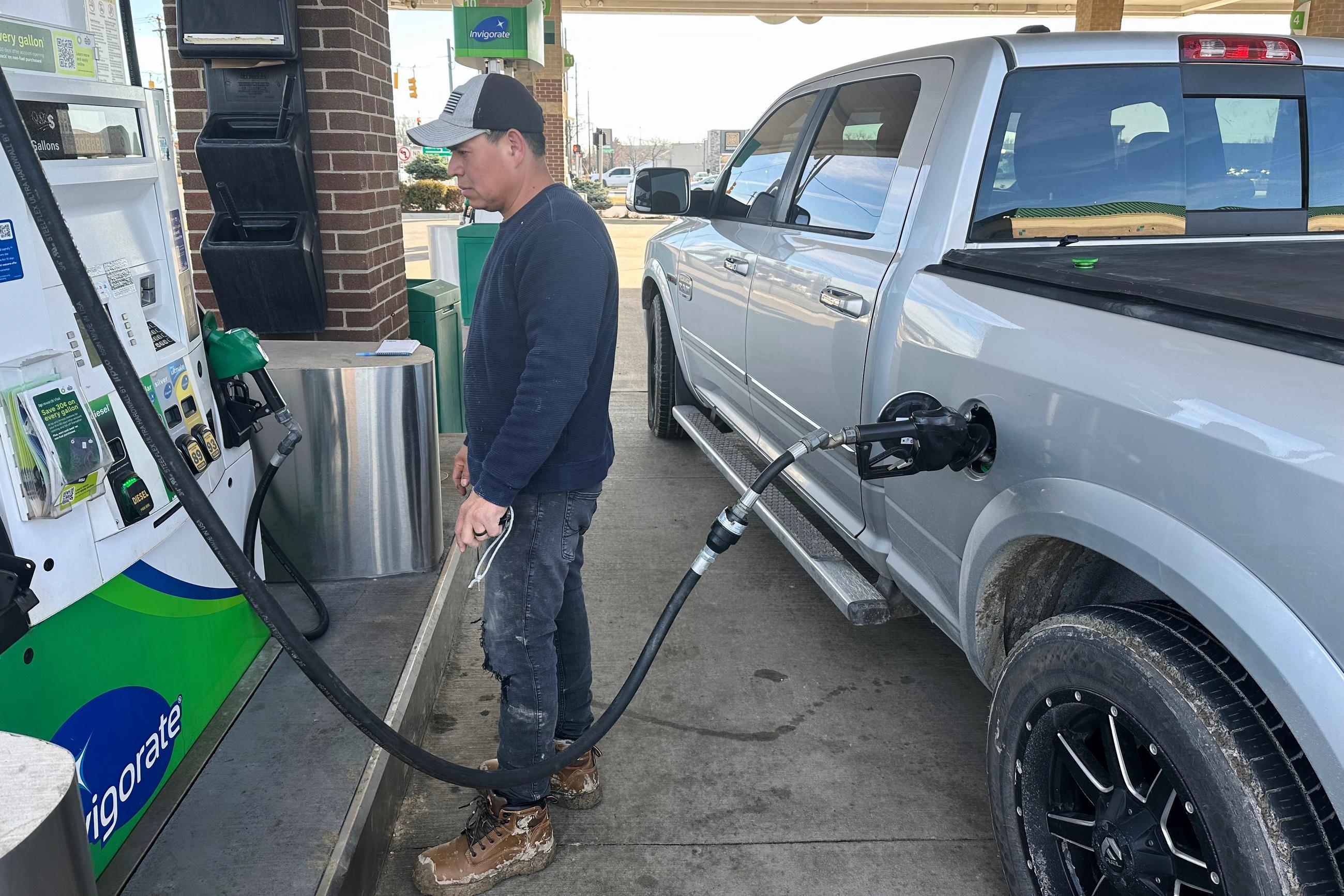 Soaring fuel costs are hitting rural voters hard. (AP Photo/Corey Williams)