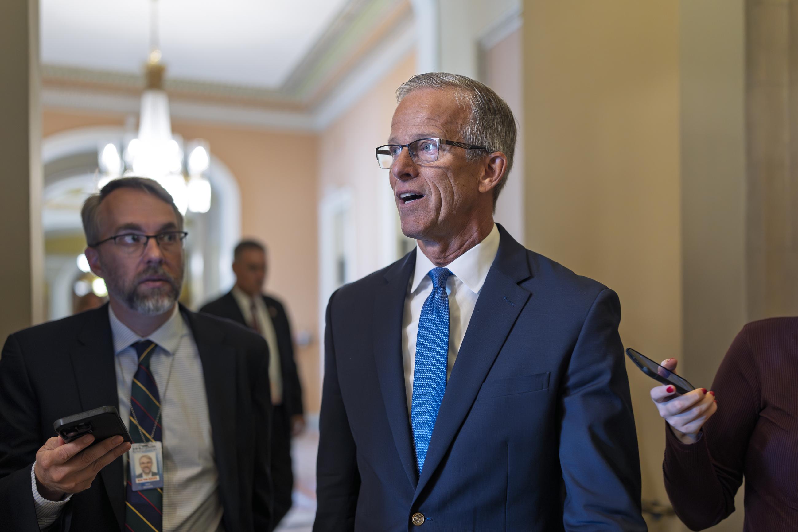Senate Majority Leader John Thune (AP Photo/J. Scott Applewhite)