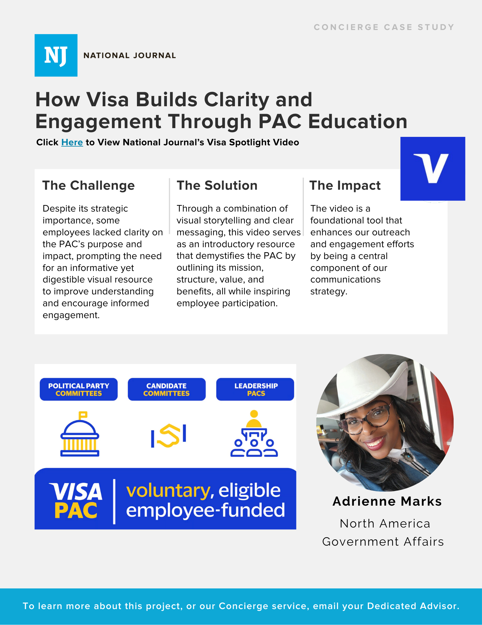 Concierge Member Spotlight: Visa PAC Video